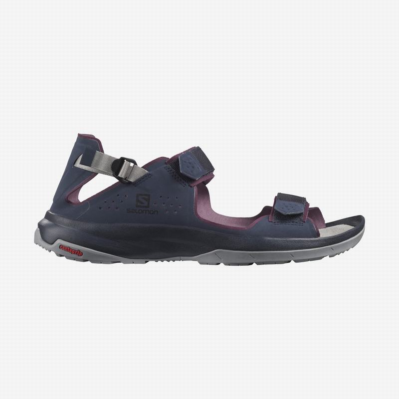 Sandales Salomon Femme Bleu Marine - Salomon TECH FEEL - France (1258-IWRKX)